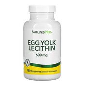 Лецитин із Яєчного Жовтка 600 мг Natures Plus 180 капсул - Фото