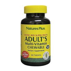 Мультивітаміни для Дорослих Смак Ягід Natures Plus 60 жувальних таблеток - Фото