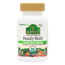 Органические Мультивитамины для всей семьи вкус ягод Source of Life Garden Natures Plus 60 жевательных таблеток - Фото