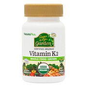 Органічний Вітамін K2 120 мкг Source of Life Garden Natures Plus 60 гелевих капсул - Фото