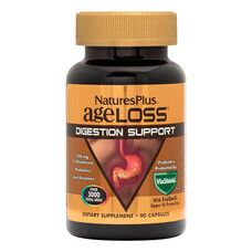 Поддержка желудочно-кишечного тракта AgeLoss Digestive Support Natures Plus 90 капсул - Фото