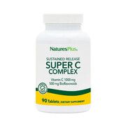 Супер Комплекс Вітаміну С Уповільнене Вивільнення 500 мг Nature's Plus 90 таблеток - Фото