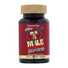 Усилитель тестостерона для мужчин Ultra T Male Natures Plus 60 таблеток - Фото