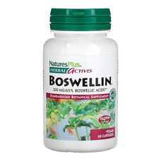 Босвелін 300 мг Boswellin Herbal Actives Natures Plus 60 вегетаріанських капсул - Фото