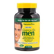 Мультивитамины для мужчин Source of Life Natures Plus 60 таблеток - Фото