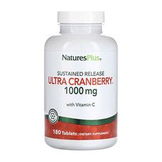 Ультра клюква 1000 мг с замедленным высвобождением Ultra Cranberry Natures Plus 120 таблеток - Фото