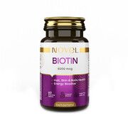 Витамины жевательные Биотин 5000 мкг №60 ТМ NOVEL - Фото