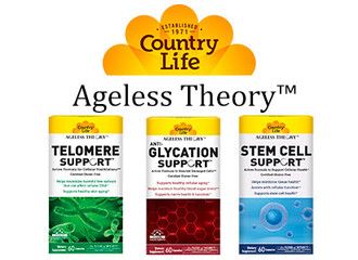 Вітамінні комплекси Country Life® Ageless Theory™ - секрет здорового довголіття