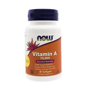 Витамин А (Vitamin A) 10 000 IU ТМ Нау Фудс / Now Foods №30 (19110330)