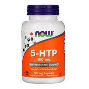 5-HTP (Гидрокситриптофан) 100мг Now Foods 120 гелевых капсул - Фото