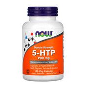 5-HTP (Гидрокситриптофан) 200 мг Двойная Сила Now Foods 120 гелевых капсул - Фото