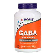 GABA (гамма-аміномасляна кислота) Now Foods Порошок 170 г - Фото