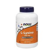 L-Лізин (L-Lysin) 500 мг ТМ Нау Фудс / Now Foods 250 таблеток - Фото