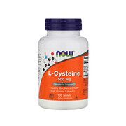 L-Цистеин (L-Cysteine) 500 мг ТМ Нау Фудс / Now Foods 100 таблеток - Фото