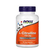 L-Цитрулін (L-Citrulline) 750 мг ТМ Нау Фудс / Now Foods 90 капсул - Фото
