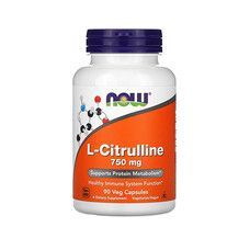 L-Цитрулін (L-Citrulline) 750 мг ТМ Нау Фудс / Now Foods 90 капсул - Фото