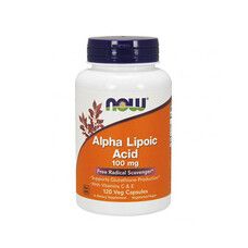 Альфа-липоевая кислота (Alpha Lipoic Acid) 100мг ТМ Нау Фудс / Now Foods 120 капсул - Фото