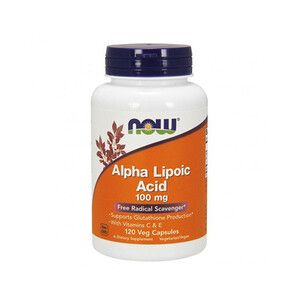 Альфа-ліпоєва кислота (Alpha Lipoic Acid) 100мг ТМ Нау Фудс / Now Foods 120 капсул