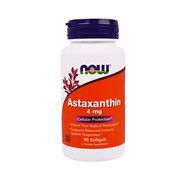 Астаксантин (Astaxanthin) 4 мг ТМ Нау Фудс / Now Foods 90 желатиновых капсул - Фото