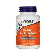 Ацетил-L Карнитин (Acetyl-L Carnitine) 500 мг ТМ Нау Фудс / Now Foods 100 капсул - Фото