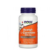 Ацетил-L Карнитин (Acetyl-L Carnitine) 500 мг ТМ Нау Фудс / Now Food 50 капсул - Фото