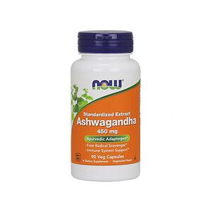 Ашваганда (Ashwagandha) 450 мг ТМ Нау Фудс / Now Foods 90 гелевих капсул