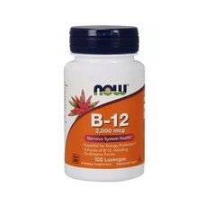 Витамин B-12 (Vitamin B-12) 2000 мкг ТМ Нау Фудс / Now Foods 100 леденцов - Фото