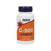 Витамин C-500 с шиповником (With Rose Hips) ТМ Нау Фудс / Now Foods 100 таблеток - Фото