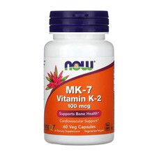 Витамин К-2 МК7 Now Foods 100 мкг вегетарианские капсулы №60 - Фото