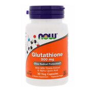 Глутатіон Glutathione Now Foods 500 мг вегетаріанські капсули №30  - Фото
