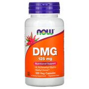 Диметилгліцин DMG Now Foods 125 мг вегетаріанські капсули №100  - Фото