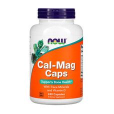 Кальций & Магний + Витамин D Now Foods желатиновые капсулы №240 - Фото