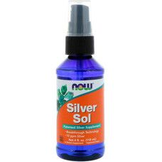 Колоїдне Срібло Silver Sol Now Foods 4 рідких унцій (118 мл)  - Фото