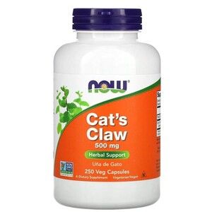 Кошачий коготь Cat's Claw Now Foods 500 мг вегетарианские капсулы № 100