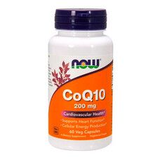 Коэнзим Q10 CoQ10 Now Foods 200 мг вегетарианские капсулы №60  - Фото