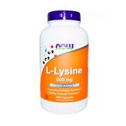 Лізин 500 мг Now Foods 250 капсул - Фото
