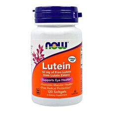 Лютеїн 10 мг Now Foods 120 желатинових капсул - Фото