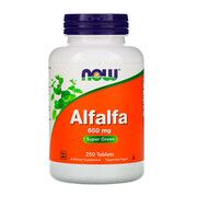 Люцерна Alfalfa Now Foods 650 мг 250 таблеток - Фото