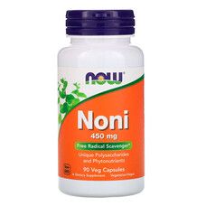 Нони 450 мг Noni Now Foods 90 вегетарианских капсул - Фото