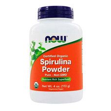 Органическая Спирулина порошок Organic Spirulina Now Foods 113 г - Фото