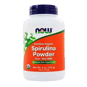 Органічна Спіруліна порошок Organic Spirulina Now Foods 113 г