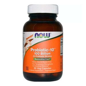 Пробиотический Комплекс Probiotic 100 Billion Now Foods 30 гелевых капсул
