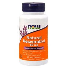 Ресвератрол Natural Resveratrol Now Foods 50 мг 60 капсул - Фото