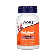Мелатонін (Melatonin) ТМ Нау Фудс/Now Foods 3 мг 30 капсул - Фото