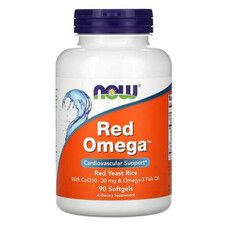 Красная Омега (Red Omega) ТМ Нау Фудс/Now Foods 90 капсул - Фото