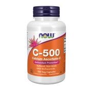 ВІТАМІН С-500 АСКОРБАТ КАЛЬЦІЮ-С Now Foods, 100 капсул - Фото
