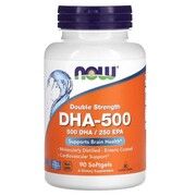 ОМЕГА DHA 500мг Now Foods, 90 мягких капсул - Фото
