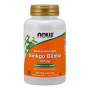 Гинкго Билоба Now Foods Ginkgo Biloba Double Strength 120 мг 100 капсул - Фото