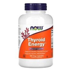 Комплекс для щитовидної залози Thyroid Energy Now Foods 180 вегетаріанських капсул - Фото