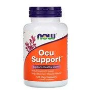 Витамины для поддержки здоровья глаз Ocu Support ТМ Нау Фудс / Now Foods 120 вегетарианских капсул  - Фото